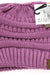 Solid  classic  cc beanie  tail 