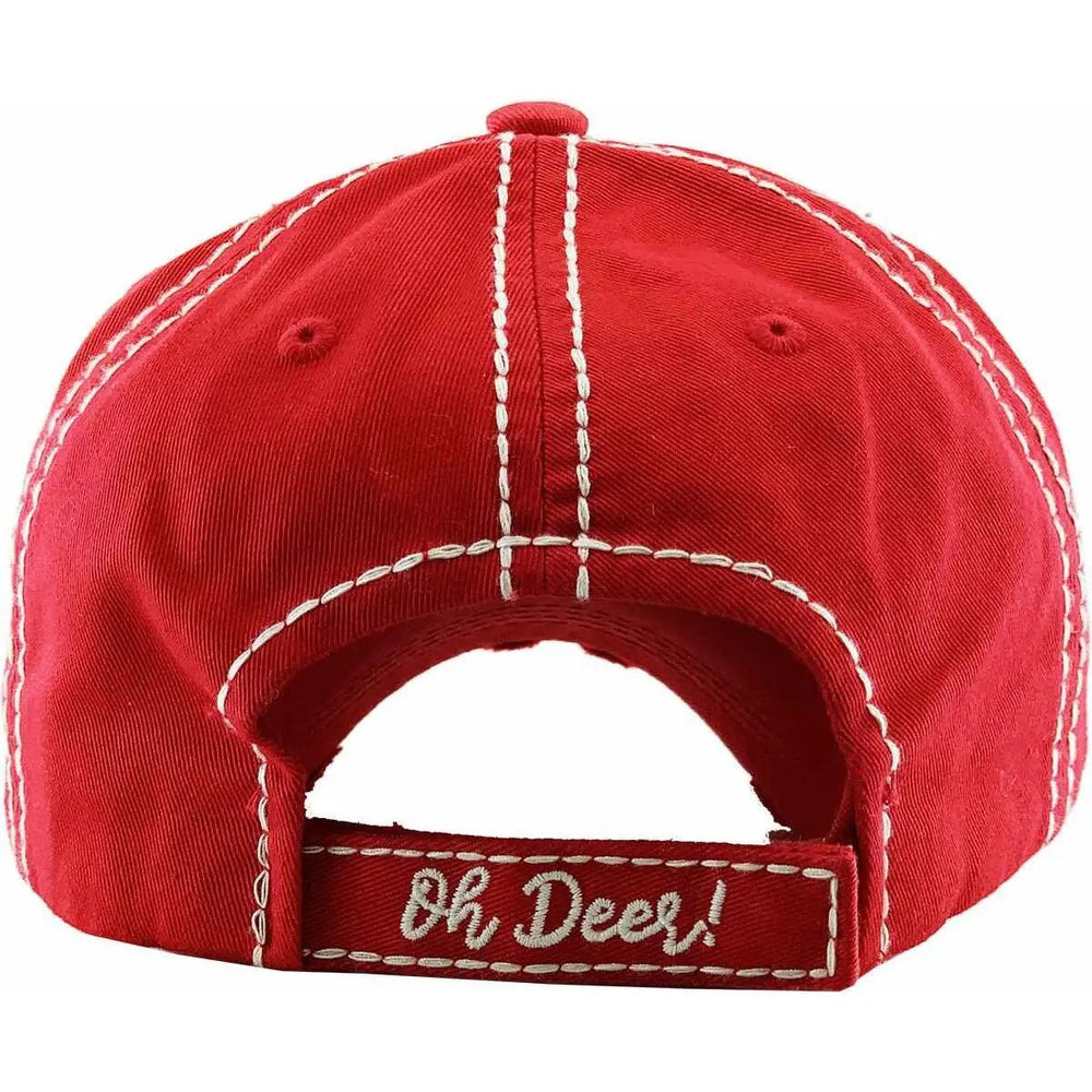 Oh deer washed vintage ballcap - LECCE
