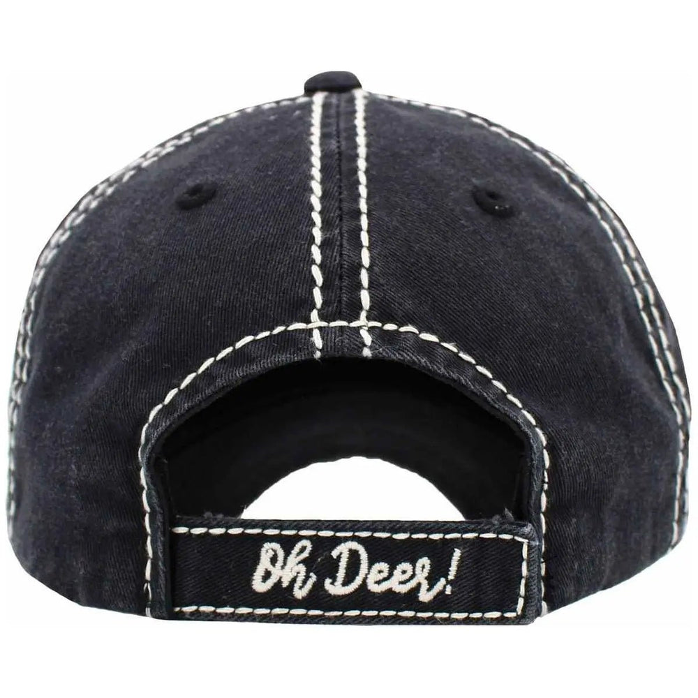 Oh deer washed vintage ballcap - LECCE