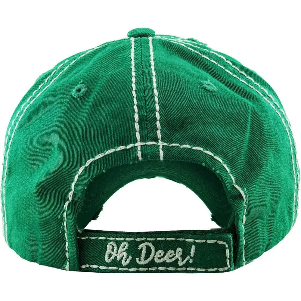 Oh deer washed vintage ballcap - LECCE