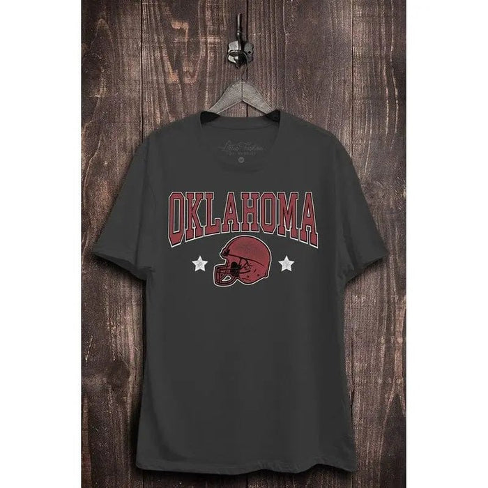 Oklahoma Football Graphic Top - LECCE