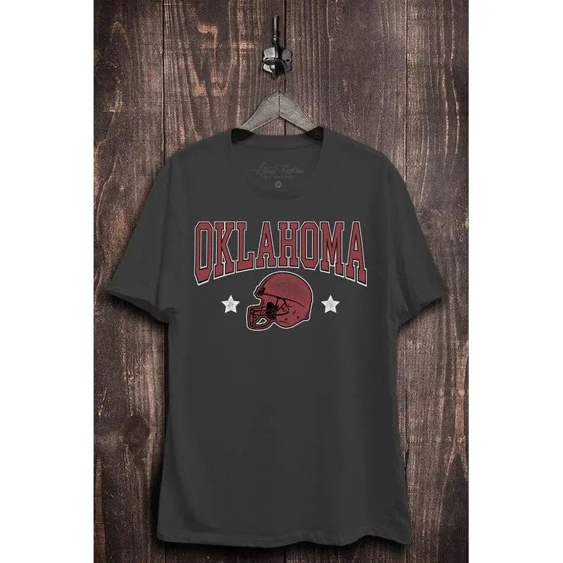 Camiseta con gráfico de fútbol de Oklahoma