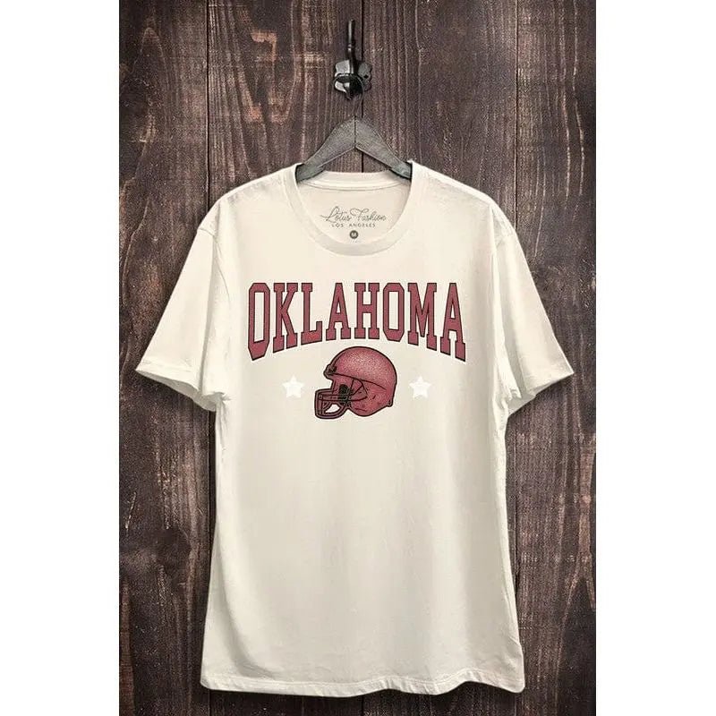 Oklahoma Football Graphic Top - LECCE