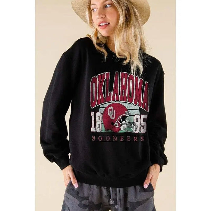 Oklahoma game day graphic sweatshirts - LECCE