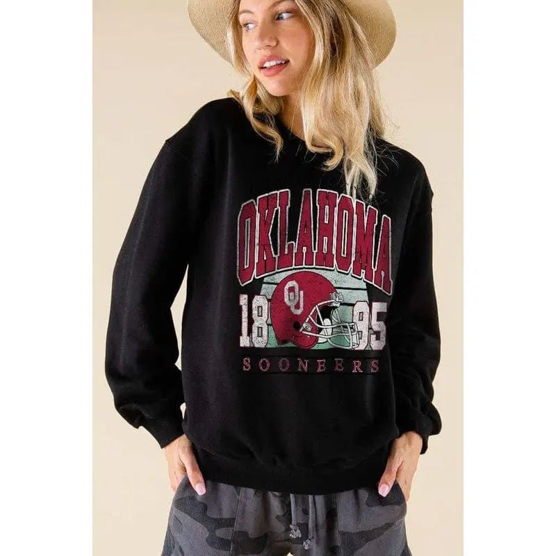 Oklahoma game day graphic sweatshirts - LECCE