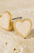 Heart Stud Earrings LECCE