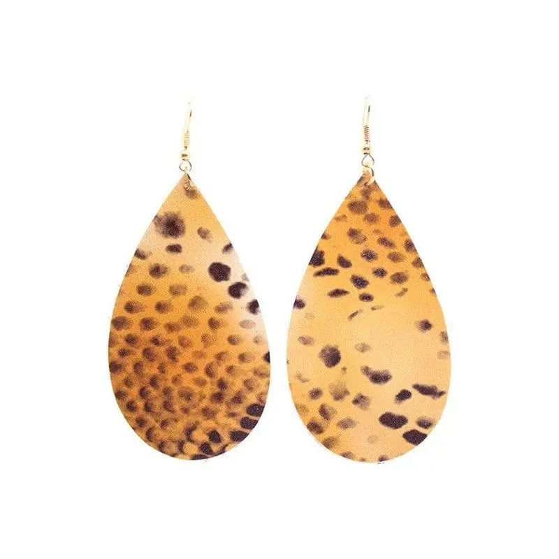 Real Leather Earring LECCE