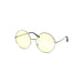Oversized Circle Color Metal Sunglasses - LECCE