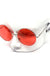 Oversized Circle Color Metal Sunglasses - LECCE