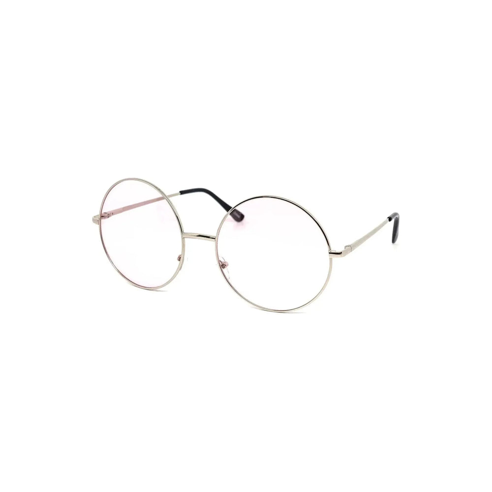 Oversized Circle Color Metal Sunglasses - LECCE