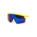 Oversized Sport Splatter Burnt Mirror Sunglasses - LECCE