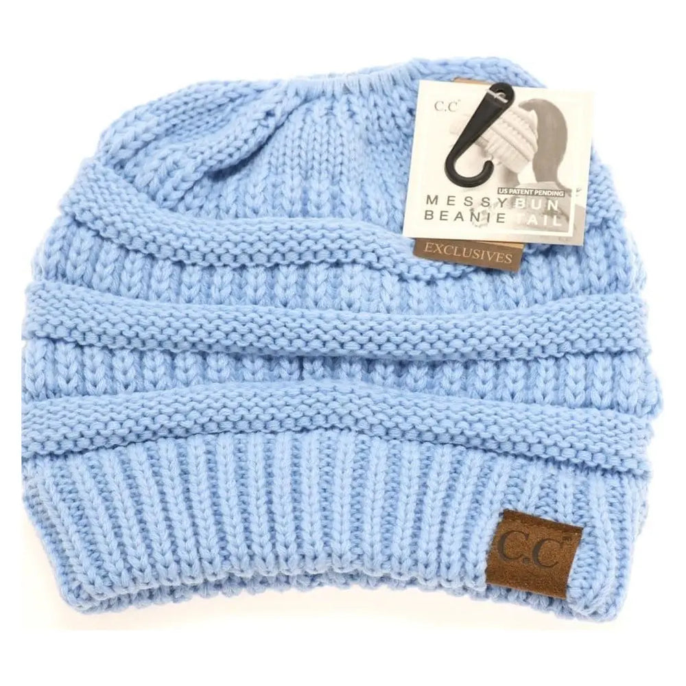 Solid  classic  cc beanie  tail 