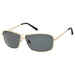 Polarized Metal Wrap Sunglasses - LECCE