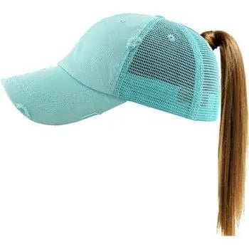 Ponytail Mesh Back Cap - LECCE