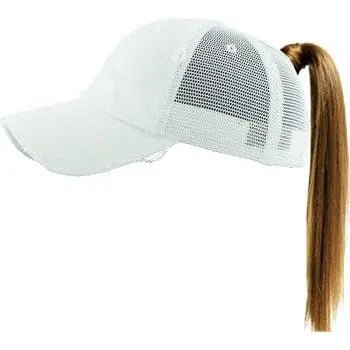 Ponytail Mesh Back Cap - LECCE