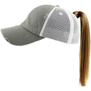 Ponytail Mesh Back Cap - LECCE