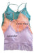 Ribbed and Lace Bralette - LECCE