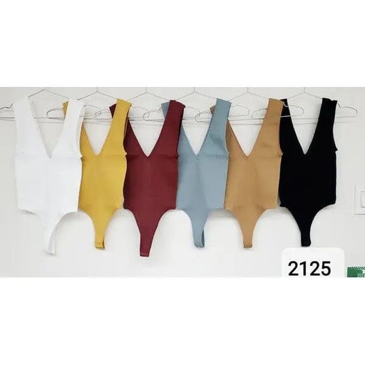 Ribbed plunge v body - LECCE