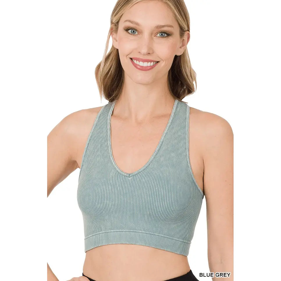 Ribbed Racerback Tank - LECCE