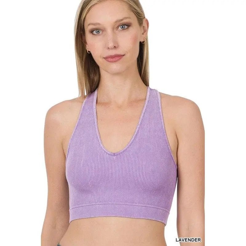 Ribbed Racerback Tank - LECCE