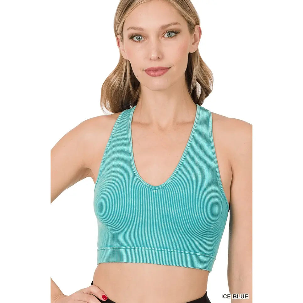 Ribbed Racerback Tank - LECCE