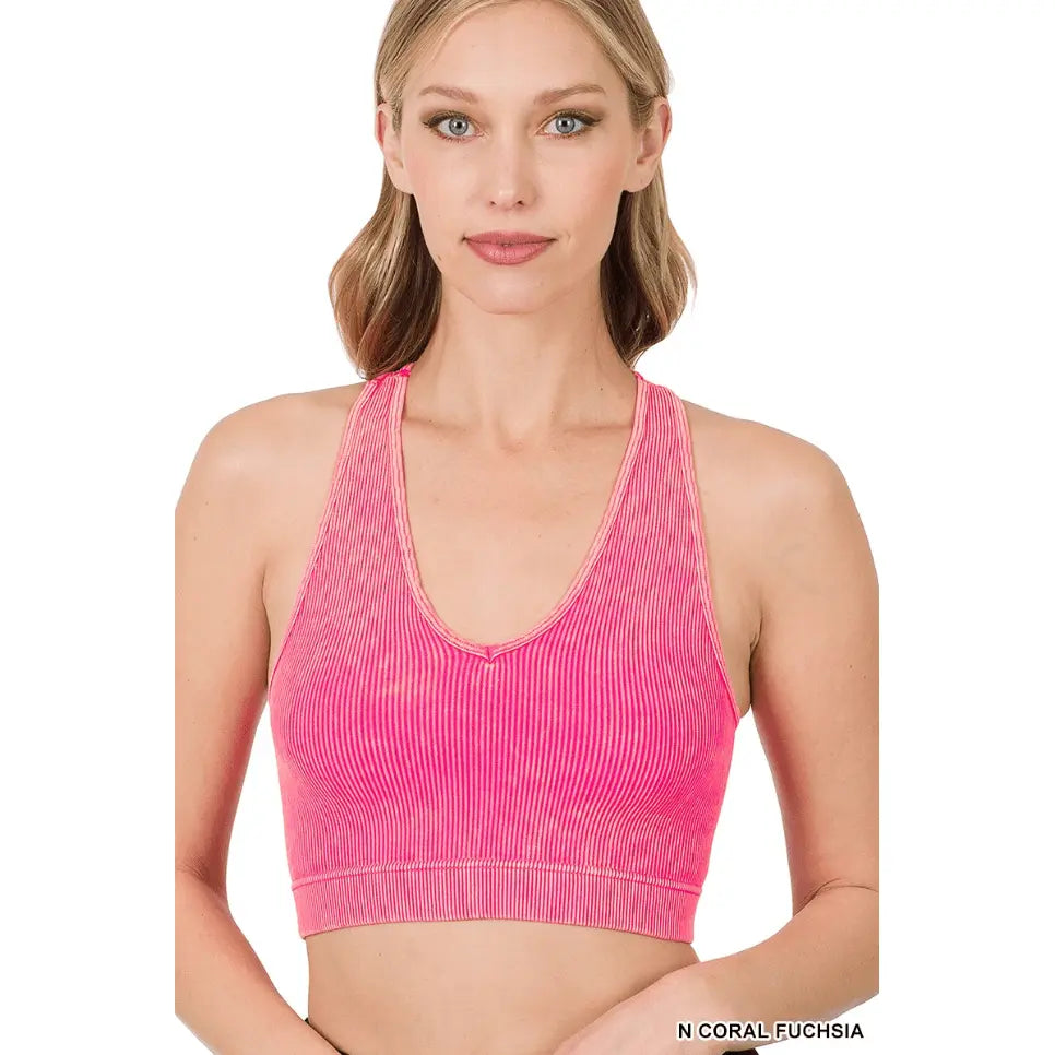 Ribbed Racerback Tank - LECCE