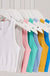 Ribbed seamless racerback crew neck crop tank top - LECCE