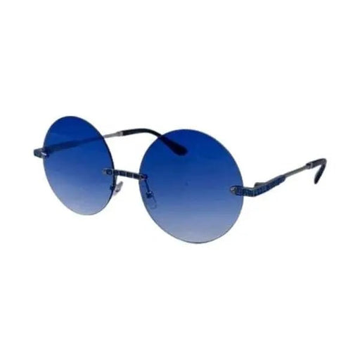 Round Fashion Metal Sunglasses - LECCE