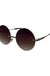 Round Fashion Metal Sunglasses - LECCE