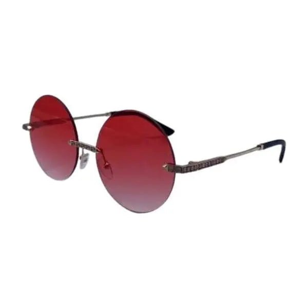 Round Fashion Metal Sunglasses - LECCE