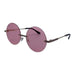 Round Fashion Metal Sunglasses - LECCE