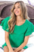 Ruffle sleeve wrinkled cotton gauze top - LECCE