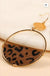 Animal Print Semi Circle Earrings LECCE
