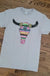 Serape cow skull tee - LECCE