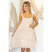 Sleeveless tiered summer dress - LECCE