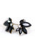 Small Black Crystal Stud Earrings - LECCE
