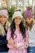 Soft Cuff Cable Knit Fur Pom C.C Beanie - LECCE
