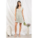 Speckled button up mini dress - LECCE