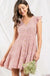 Speckled button up mini dress - LECCE