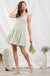Speckled button up mini dress - LECCE