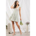 Speckled button up mini dress - LECCE
