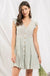 Speckled button up mini dress - LECCE