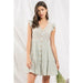 Speckled button up mini dress - LECCE