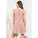 Speckled button up mini dress - LECCE
