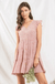 Speckled button up mini dress - LECCE