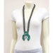 Squash Blossom Turquoise Necklace - LECCE