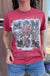 Stacked Football Mama Bleach T-shirt - LECCE