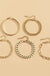 stacking chain link bracelet set - LECCE