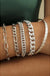 stacking chain link bracelet set - LECCE