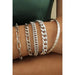 stacking chain link bracelet set - LECCE